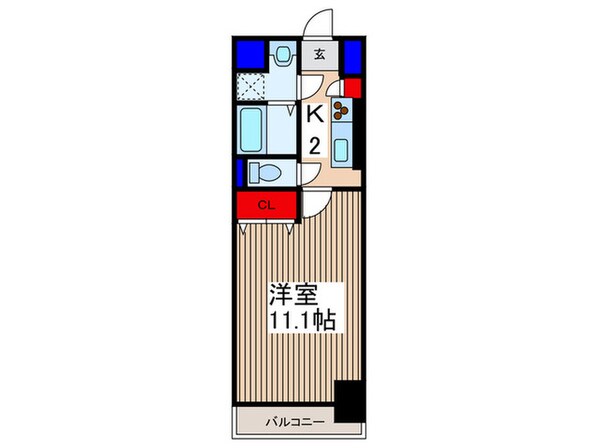 ラフィネ所沢の物件間取画像